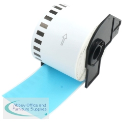 Compatible Brother DK-22205 BLUE Continuous Length Paper Label(62mm X 30.48m)