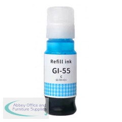 Compatible Canon GI-55 Cyan Ink Bottle