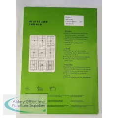 A4 Labels 1 Per Sheet 210mm x 297mm x 1 (100 Sheets)
