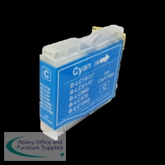 Compatible Brother LC1000 / LC970 Cyan Ink Cartridge