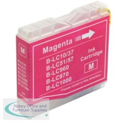 Compatible Brother LC1000 / LC970 Magenta Ink Cartridge