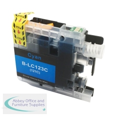 Compatible Brother LC121/ LC123 Cyan Ink Cartridge