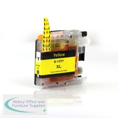 Compatible Brother LC125Y Yellow Ink Cartridge
