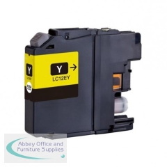 Compatible Brother LC12E Yellow Ink Cartridge