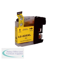 Compatible Brother LC225Y  Yellow Ink Cartridge