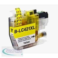Compatible Brother LC421XL Yellow Ink Cartridge