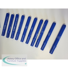 Permanent Marker Bullet Tip Blue (10 Pack)