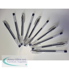 Gel Pen Blue (10 Pack)