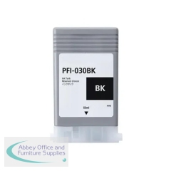 Compatable Canon PFI-030BK black ink cartridge 55ml