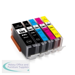 Compatible Canon PGI-580 / CLI-581 Multi-Pack Ink Cartridges