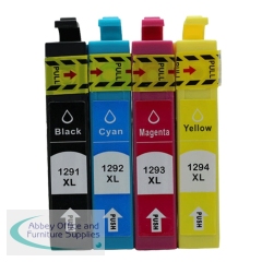 Compatible Epson T1295 Multi-Pack ( T1291, T1292, T1293, T1294) Ink Cartridges