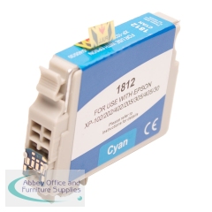 Compatible Epson T1812 18XL Cyan T18124010 Ink Cartridge
