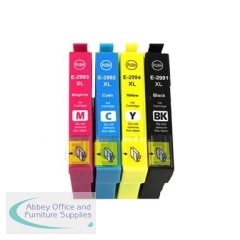 Compatible Epson T2996 Multi-Pack (T2991, T2992, T2993, T2994) Ink Cartridges