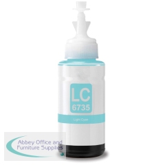 Compatible Epson C13T67354A Light Cyan Ink Bottle