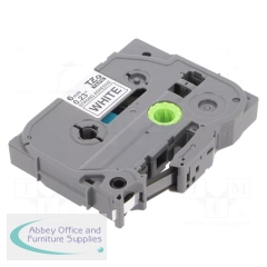 Compatible Brother TZE-S211 12mm Black on White Strong Adhesive