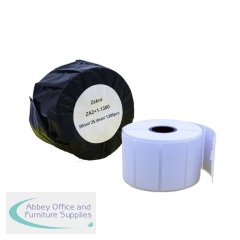 Compatible Zebra 50.8mm x 25.4mm White Small Address Paper Label Roll (1300)