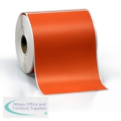Compatible Zebra Thermal Labels ORANGE 102 x 152 x 25mm Core (300)