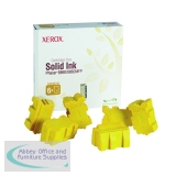 Xerox Yellow Phaser 8860/8860MFP Solid Ink Stick (6 Pack) 108R00748