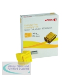 Xerox ColorQube 8870 Yellow Ink Stick 17K (6 Pack) 108R00956