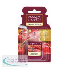 Yankee Candle Car Jar Ultimate Scented Air Freshener Black Cherry Red 1221000E