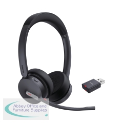 Yealink WH64 Hybrid Dual Wireless On-ear Headset USB-C USB-A Certified Microsoft Teams 1208685